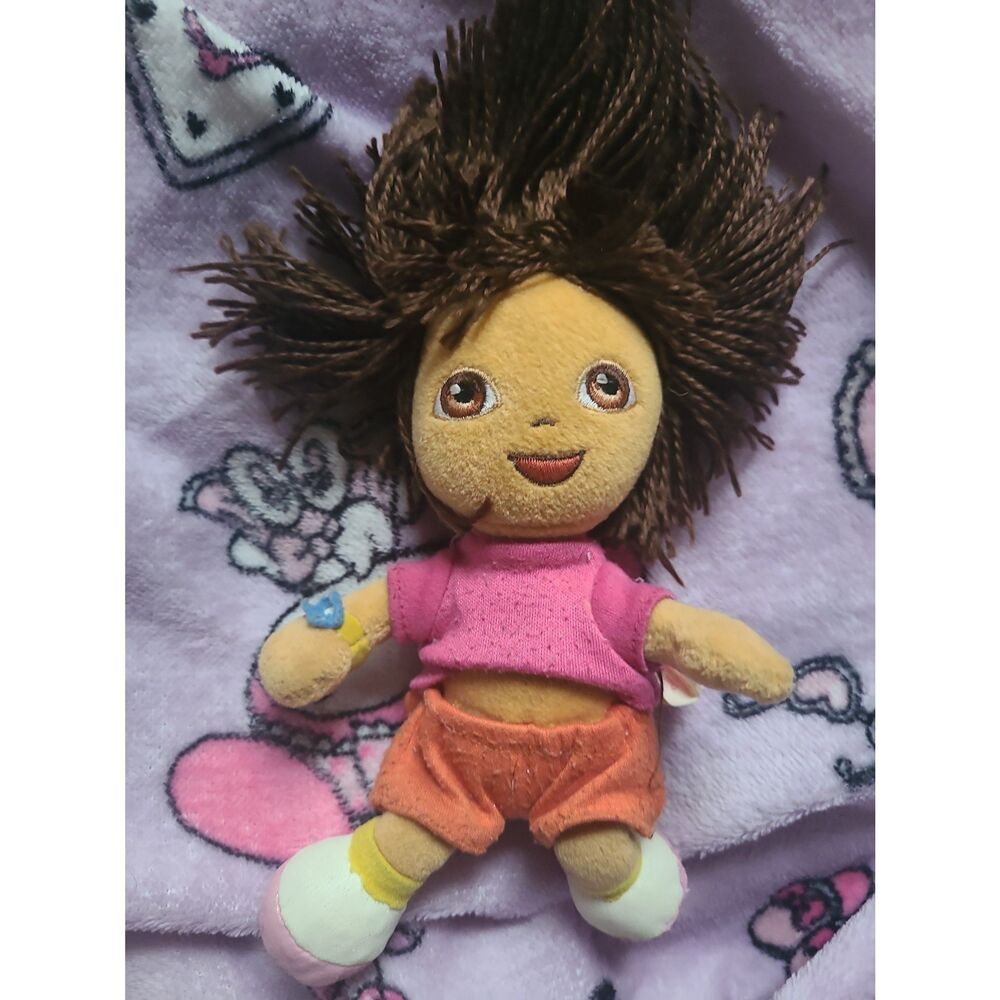 Ty Beanie Baby Dora Plush 2006 Yarn Hair
